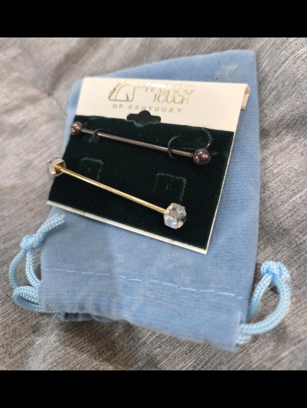 Saddleseat Tie Collar Bar For Horse Show Shirt Saddlebred